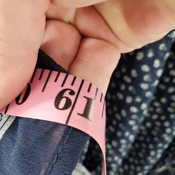 Speed Control NY navy blue and white long flowing dress 1X - Picture 16 of 16